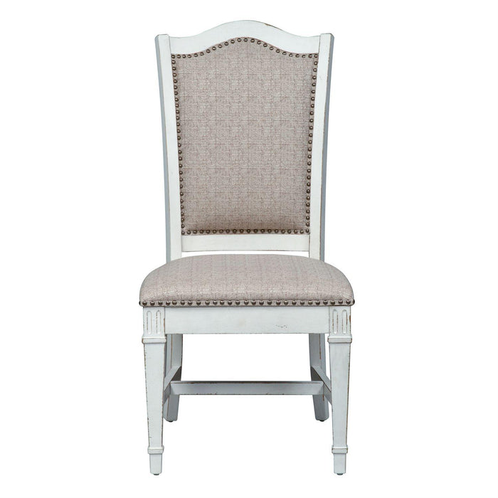 Liberty Furniture Abbey Park Upholstered Side Chair (RTA) in Antique White (Set of 2) - Furniture Max (Falls Church,VA) *