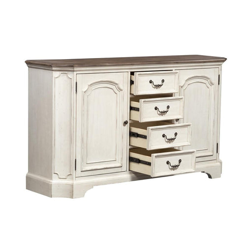Liberty Furniture Abbey Road Buffet in Porcelain White - Furniture Max (Falls Church,VA) *