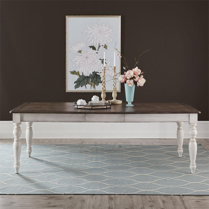 Liberty Furniture Abbey Road Rectangular Leg Table in Porcelain White - Furniture Max (Falls Church,VA) *