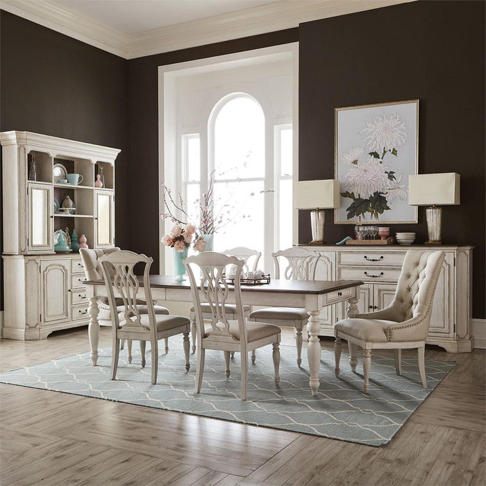 Liberty Furniture Abbey Road Hall Buffet in Porcelain White - Furniture Max (Falls Church,VA) *