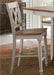 Liberty Furniture Al Fresco Double X Back Counter Chair (Set of 2) in Driftwood/Sand - Furniture Max (Falls Church,VA) *
