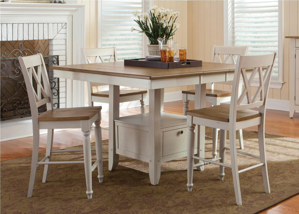 Liberty Furniture Al Fresco Gathering Table in Driftwood/Sand - Furniture Max (Falls Church,VA) *
