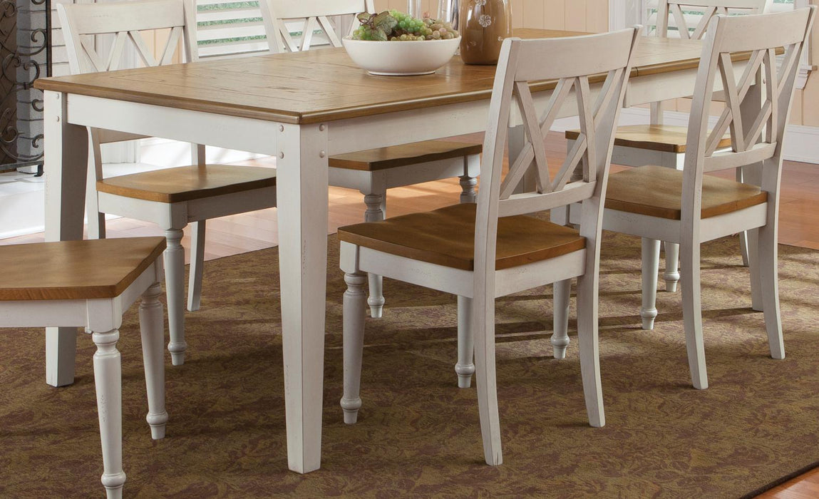 Liberty Furniture Al Fresco Rectangular Leg Table in Driftwood/Sand - Furniture Max (Falls Church,VA) *