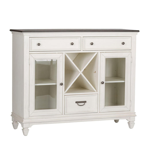 Liberty Furniture Allyson Park Buffet in White with Charcoal - Furniture Max (Falls Church,VA) *
