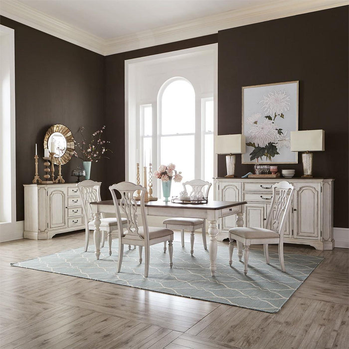 Liberty Furniture Abbey Road Hall Buffet in Porcelain White - Furniture Max (Falls Church,VA) *