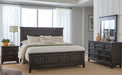 Liberty Furniture Allyson Park Queen Panel Bed in Wirebrushed Black Forest - Furniture Max (Falls Church,VA) *