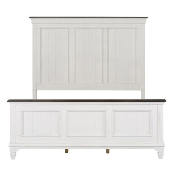 Liberty Furniture Allyson Park California King Panel Bed in Wirebrushed White - Furniture Max (Falls Church,VA) *