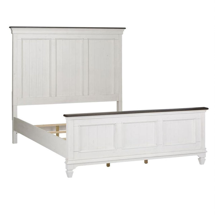 Liberty Furniture Allyson Park King Panel Bed in Wirebrushed White - Furniture Max (Falls Church,VA) *