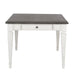 Liberty Furniture Allyson Park Rectangular Leg Table in White with Charcoal - Furniture Max (Falls Church,VA) *