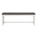 Liberty Furniture Allyson Park Wood Seat Bench in Wirebrushed White - Furniture Max (Falls Church,VA) *