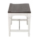 Liberty Furniture Allyson Park Wood Seat Bench in Wirebrushed White - Furniture Max (Falls Church,VA) *