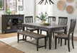 Liberty Furniture Allyson Park Buffet in Wirebrushed Black Forest - Furniture Max (Falls Church,VA) *