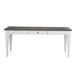 Liberty Furniture Allyson Park Rectangular Leg Table in White with Charcoal - Furniture Max (Falls Church,VA) *