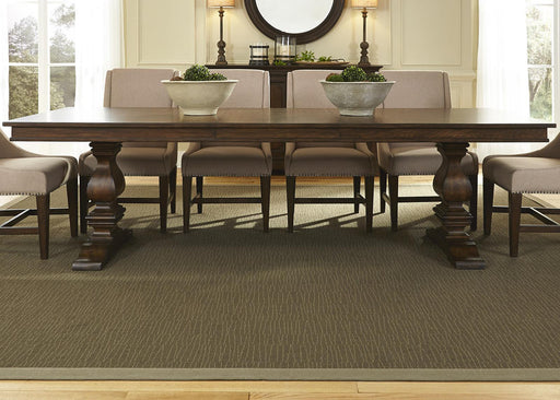 Liberty Furniture Armand Trestle Table in Antique Brownstone 242-4206 - Furniture Max (Falls Church,VA) *