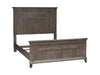 Liberty Furniture Artisan Prairie Queen Panel Bed in Wirebrushed aged oak with gray dusty wax - Furniture Max (Falls Church,VA) *