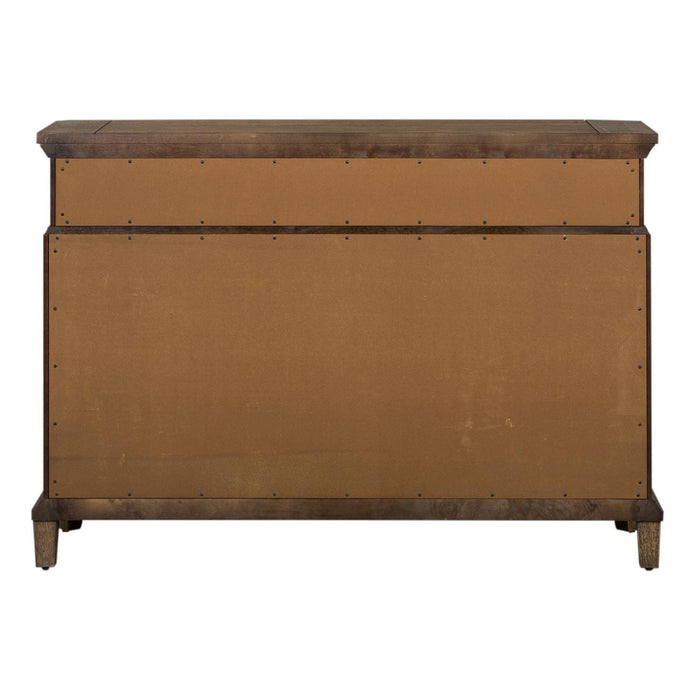 Liberty Furniture Artisan Prairie Sliding Door Buffet in Aged Oak WILL SHIP APPX on JUNE 22 2022 - Furniture Max (Falls Church,VA) *