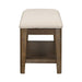 Liberty Furniture Artisan Prairie Upholstered Bench (RTA) in Aged Oak - Furniture Max (Falls Church,VA) *