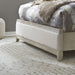 Liberty Furniture Belmar King Upholstered Sleigh Bed in Washed Taupe and Silver Champagne - Furniture Max (Falls Church,VA) *