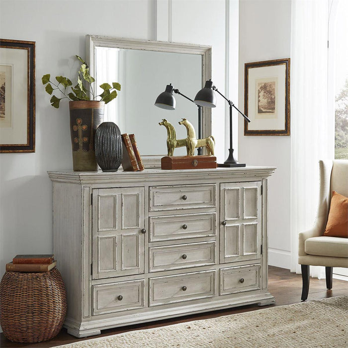 Liberty Furniture Big Valley 2 Door with 6 Drawer Dresser in Whitestone - Furniture Max (Falls Church,VA) *