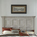 Liberty Furniture Big Valley King Panel Bed in Whitestone - Furniture Max (Falls Church,VA) *