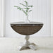 Liberty Furniture Cottage Lane Drop Leaf Single Pedestal Table in Antique White - Furniture Max (Falls Church,VA) *
