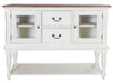Liberty Furniture Cumberland Creek Server in Nutmeg/White - Furniture Max (Falls Church,VA) *