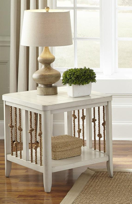 Liberty Furniture Dockside II End Table in White - Furniture Max (Falls Church,VA) *
