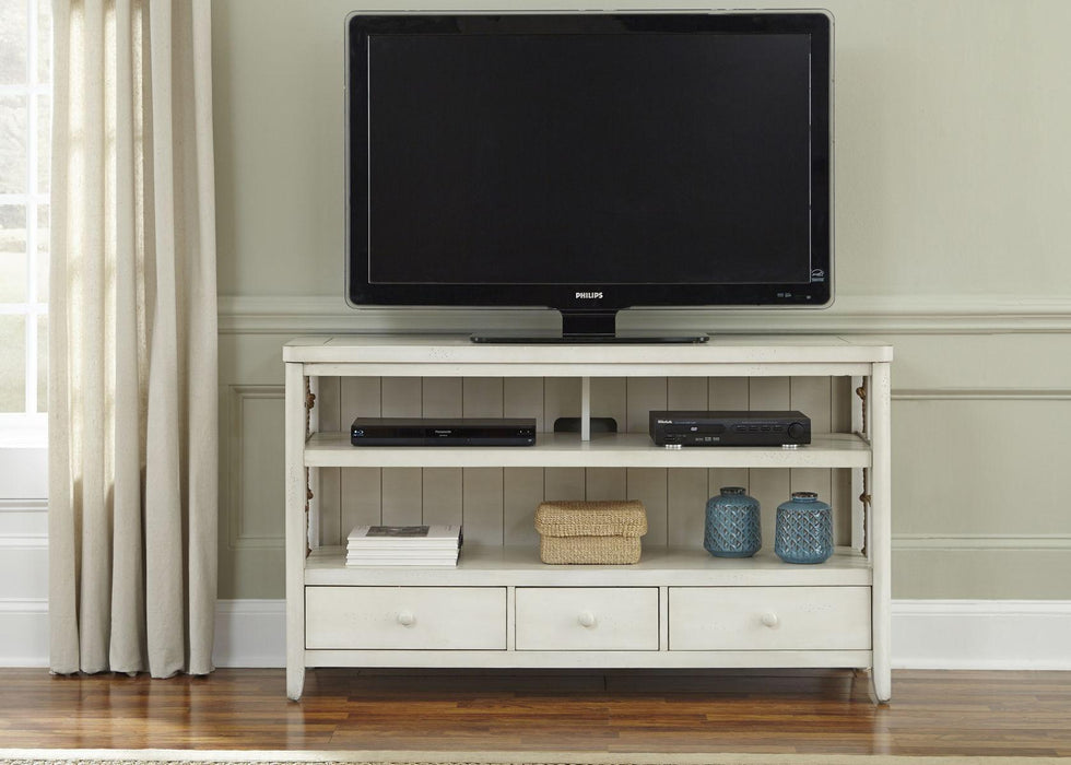 Liberty Furniture Dockside II Entertainment TV Console in White - Furniture Max (Falls Church,VA) *