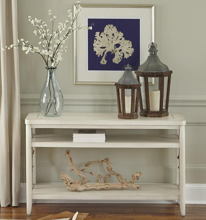 Liberty Furniture Dockside II Sofa Table in White - Furniture Max (Falls Church,VA) *
