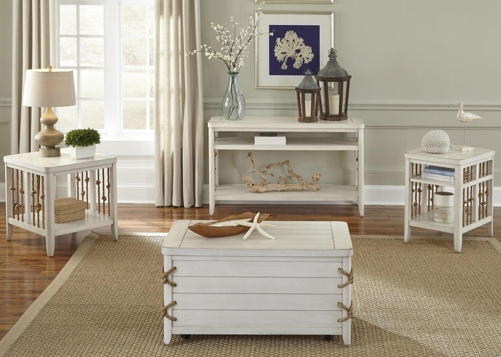 Liberty Furniture Dockside II End Table in White - Furniture Max (Falls Church,VA) *