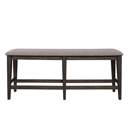 Liberty Furniture Double Bridge Counter Bench (RTA) in Dark Chestnut - Furniture Max (Falls Church,VA) *