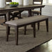 Liberty Furniture Double Bridge Bench (RTA) in Dark Chestnut - Furniture Max (Falls Church,VA) *