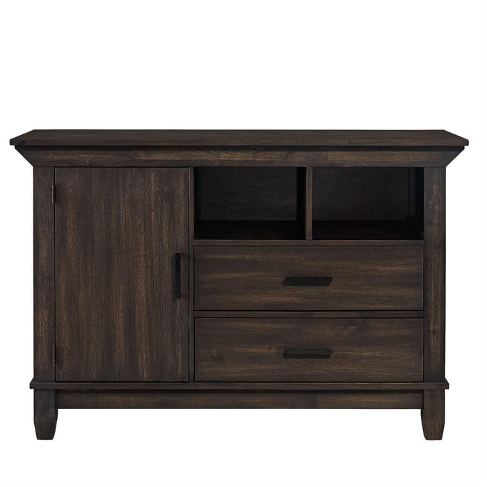 Liberty Furniture Double Bridge Sideboard in Dark Chestnut - Furniture Max (Falls Church,VA) *