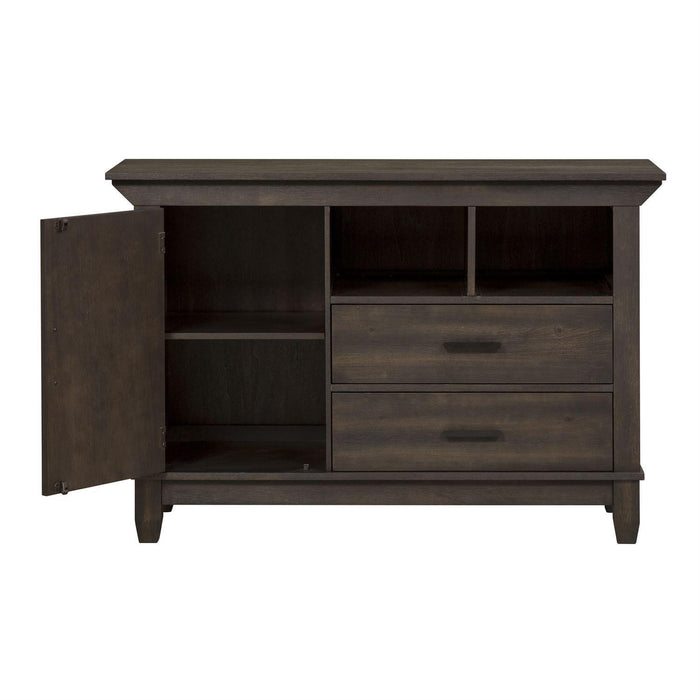 Liberty Furniture Double Bridge Sideboard in Dark Chestnut - Furniture Max (Falls Church,VA) *
