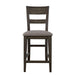Liberty Furniture Double Bridge Splat Back Counter Chair (RTA) in Dark Chestnut (Set of 2) - Furniture Max (Falls Church,VA) *