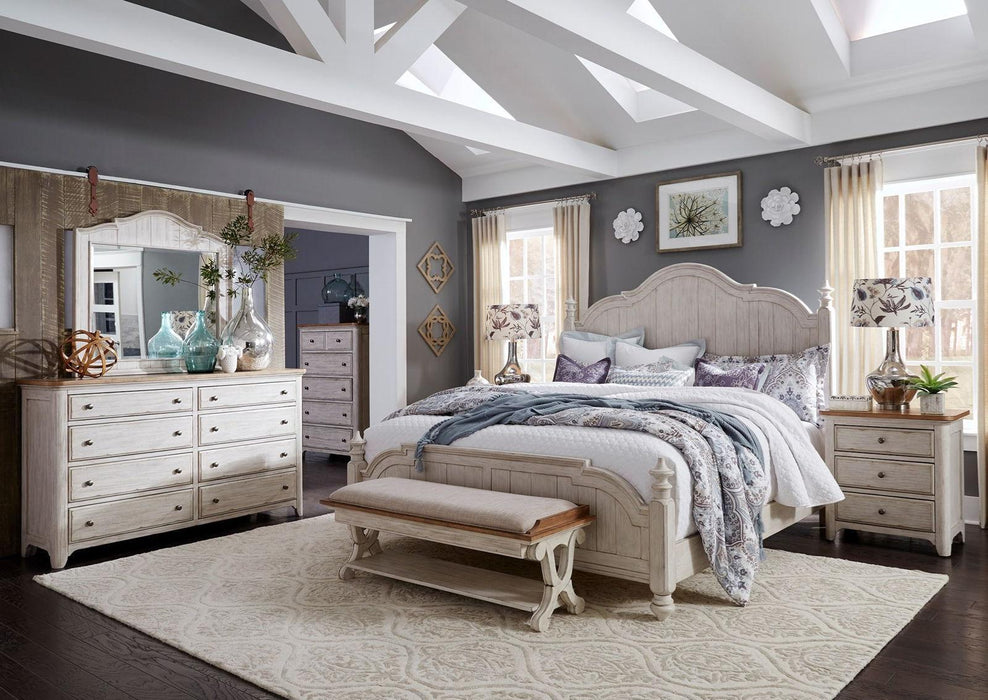 Liberty Furniture Farmhouse Reimagined Drawer Chest in Antique White - Furniture Max (Falls Church,VA) *