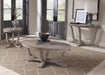Liberty Furniture Greystone Mill Oval Cocktail Table in Stone White - Furniture Max (Falls Church,VA) *
