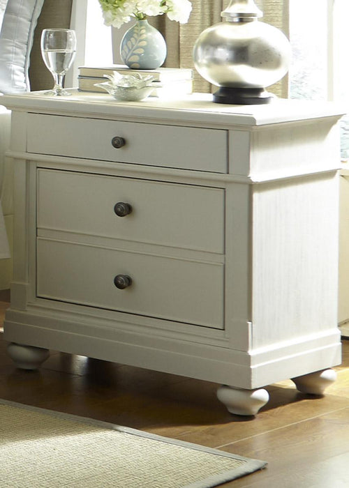 Liberty Furniture Harbor View II 2 Drawer Nightstand in Linen - Furniture Max (Falls Church,VA) *
