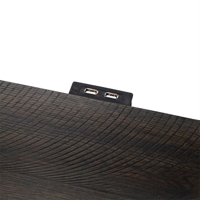 Liberty Furniture Harvest Home Bedside Chest w/ Charging Station in Chalkboard - Furniture Max (Falls Church,VA) *