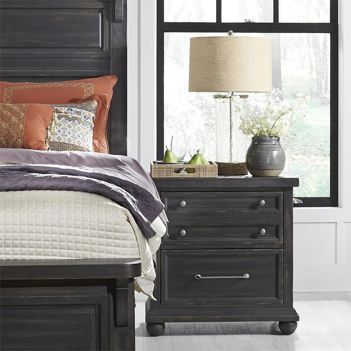 Liberty Furniture Harvest Home Nightstand in Chalkboard - Furniture Max (Falls Church,VA) *
