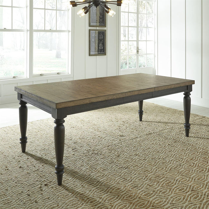 Liberty Furniture Harvest Home Rectangular Leg Dining Table in Chalkboard - Furniture Max (Falls Church,VA) *