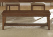 Liberty Furniture Hearthstone Bench in Rustic Oak - Furniture Max (Falls Church,VA) *