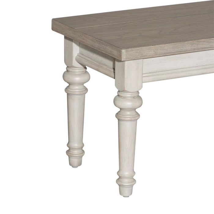 Liberty Furniture Heartland Bench in Antique White - Furniture Max (Falls Church,VA) *