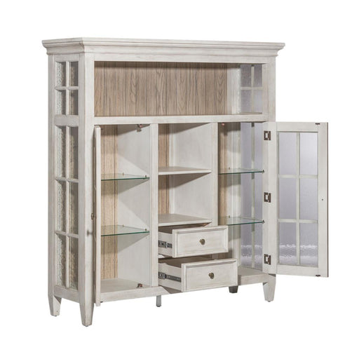 Liberty Furniture Heartland Display Cabinet in Antique White - Furniture Max (Falls Church,VA) *
