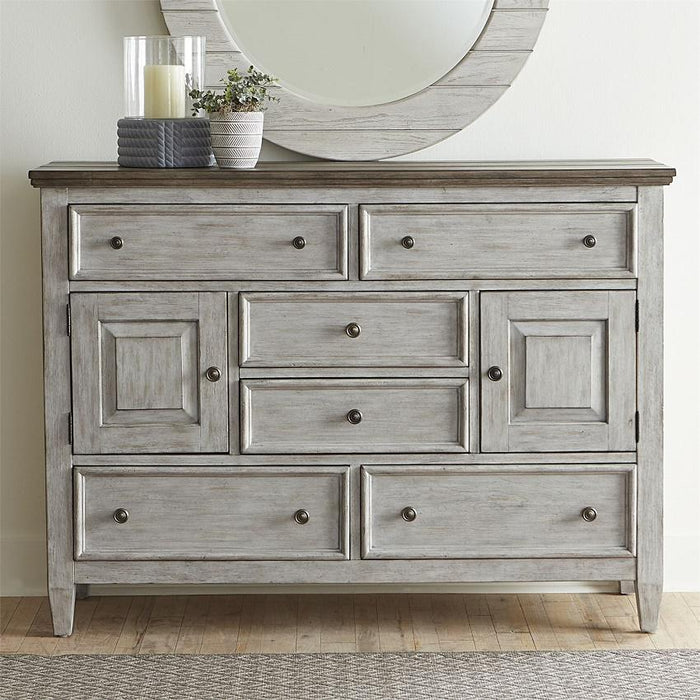 Liberty Furniture Heartland Drawer Chesser in Antique White - Furniture Max (Falls Church,VA) *
