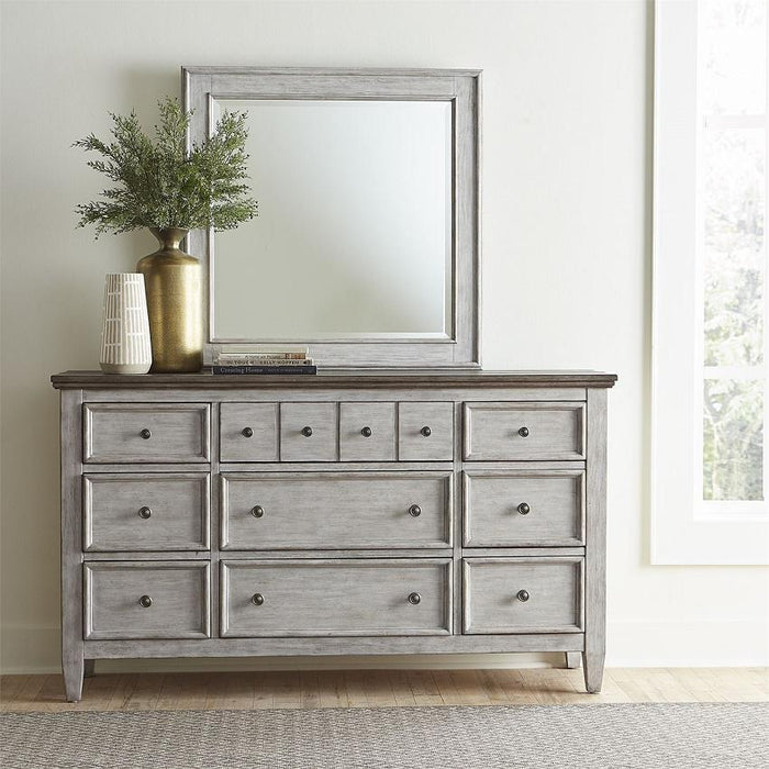 Liberty Furniture Heartland Drawer Dresser in Antique White - Furniture Max (Falls Church,VA) *