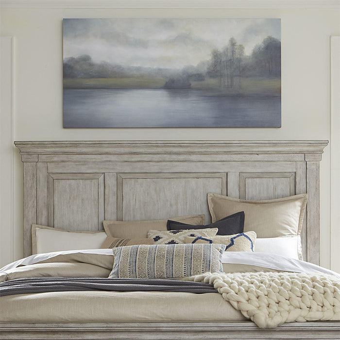 Liberty Furniture Heartland Queen Panel Bed in Antique White - Furniture Max (Falls Church,VA) *