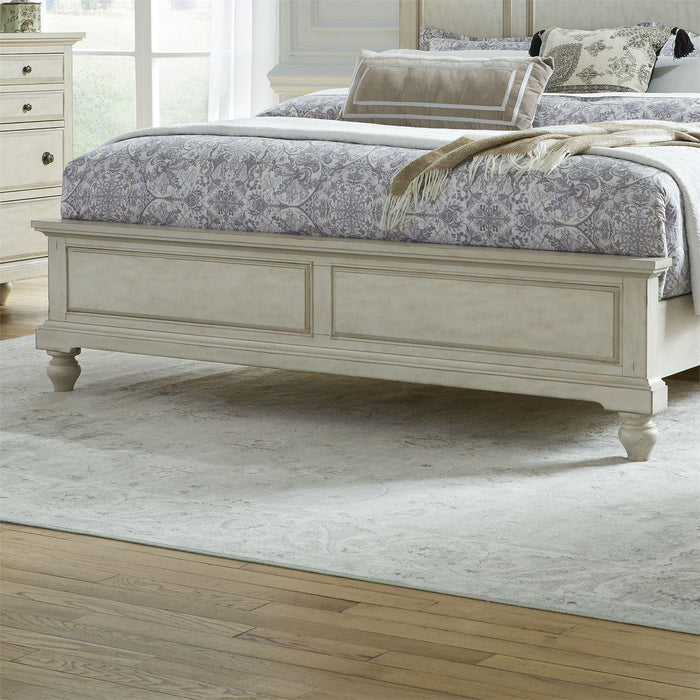 Liberty Furniture High Country King Panel Bed in Antique White - Furniture Max (Falls Church,VA) *