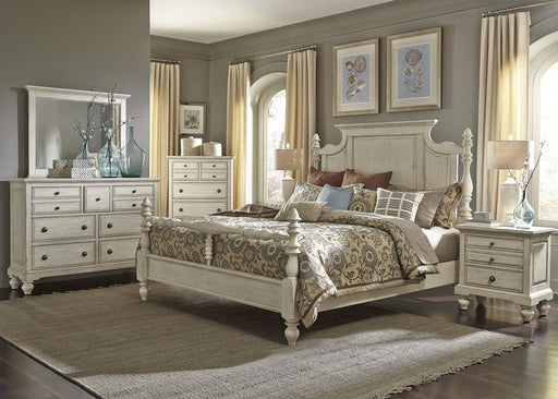 Liberty Furniture High Country Queen Poster Bed in White - Furniture Max (Falls Church,VA) *