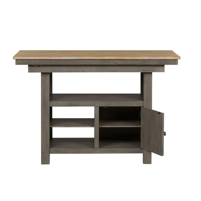 Liberty Furniture Lindsey Farm Kitchen Island in Gray and Sandstone - Furniture Max (Falls Church,VA) *